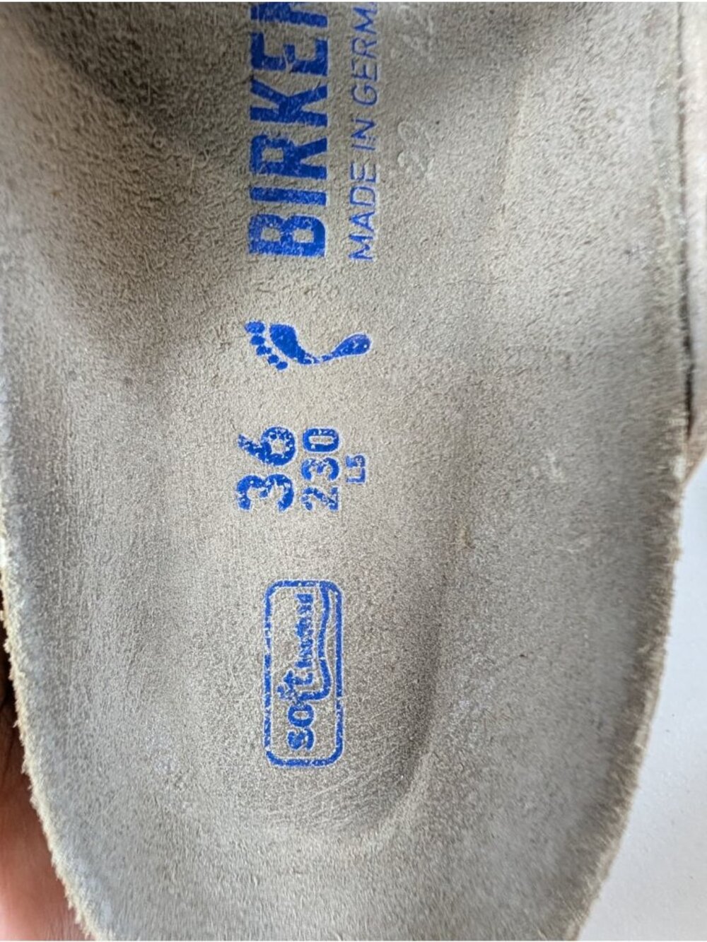 Birkenstock Arizona soft foot bed slide sandal in desert soil color size 5 - Picture 13 of 13